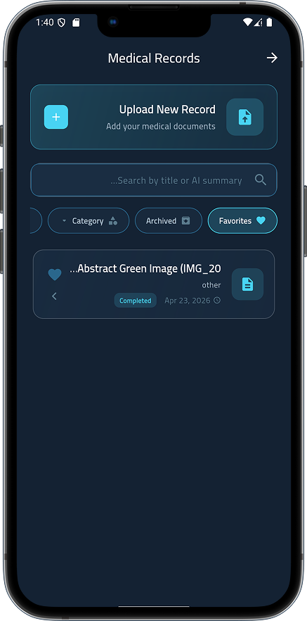 Omica app walkthrough screen 21